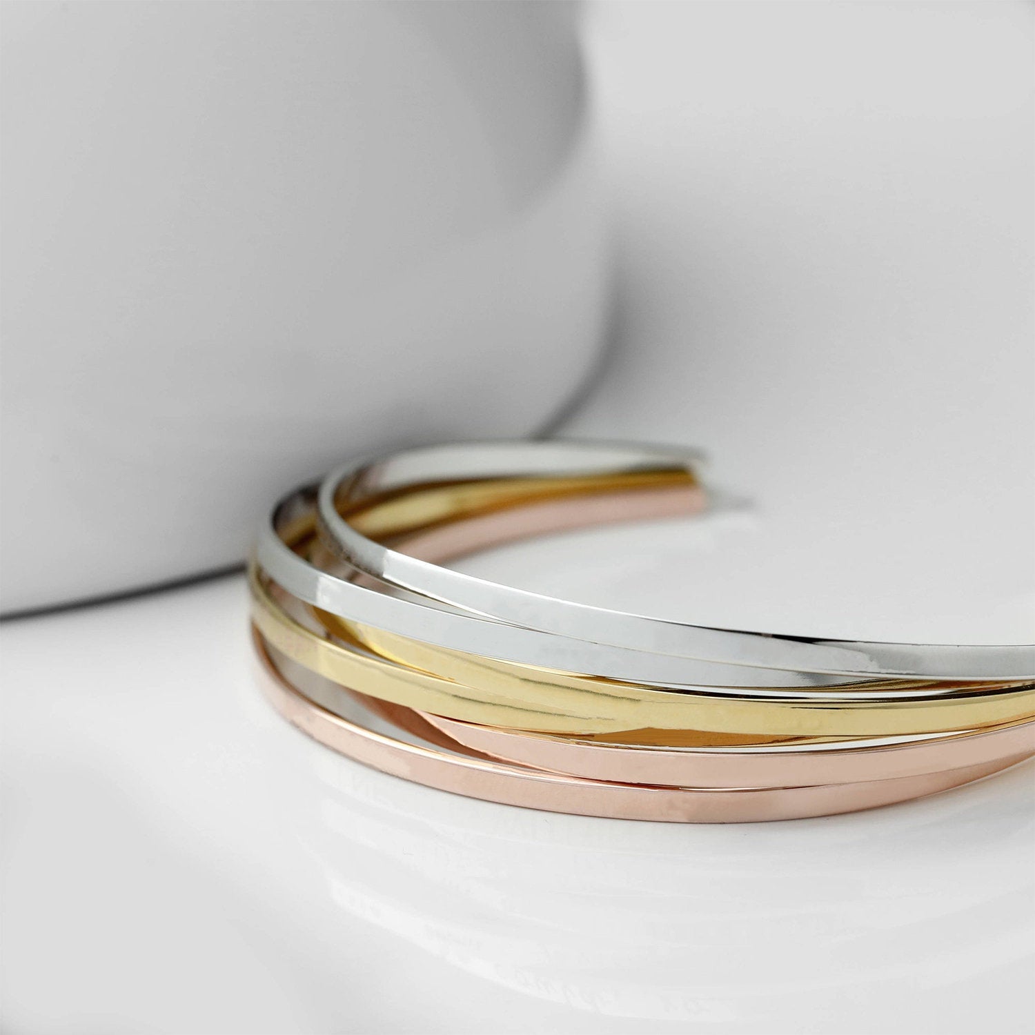 Classic Gold Alphabet S Bracelet | Sleek Modern Design | CaratLane